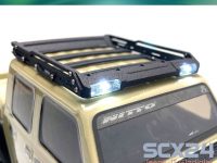 Club 5 Racing SCX24 Jeep Gladiator Roof Rack with LEDs - 5